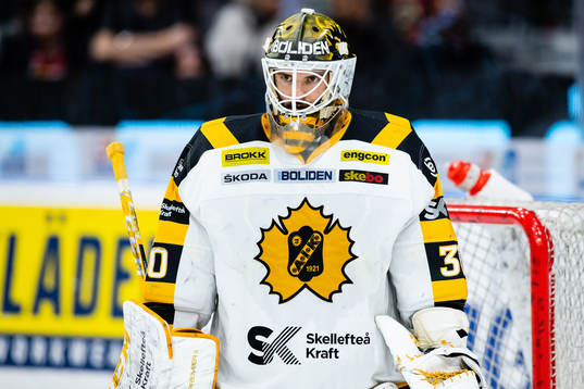 Skellefteås målvakt Gustaf Lindvall
