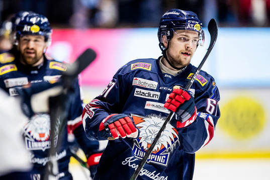 Linköpings Jarno Kärki jublar