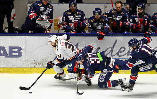 Djurgårdens Dick Axelsson, Linköpings Adam Ginning och