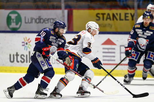 Linköpings Joe Whitney och Djurgårdens Linus Hultström