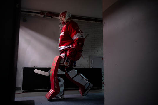 Timrås målvakt Victor Brattström