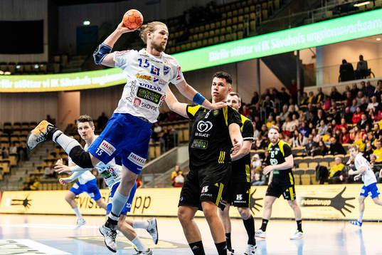 Skövdes Dan Beck-Hansen och Sävehofs Adam Blanche