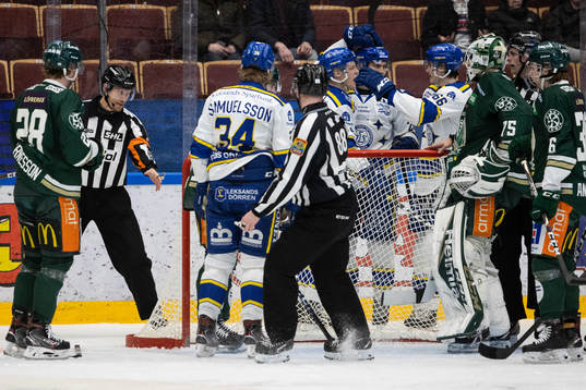 Leksands Sebastian Wännström och Emil Heineman  och Nils