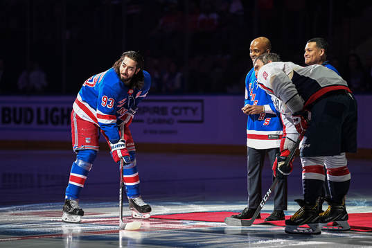 New York Rangers Mika Zibanejad and Washington Capitals