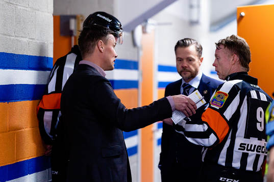 Frölundas tränare Roger Rönnberg och Växjös