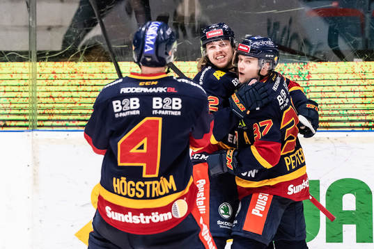 Djurgårdens Manuel Ågren, Jesper Pettersson och Marcus