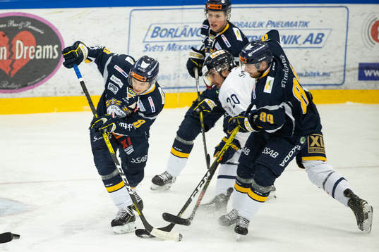 Borlänges Kasper Lindqvist och Visby/Romas Mikael Adamsson