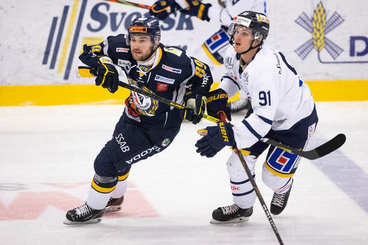 Borlänges Oliver Erixon  och Visby/Romas Eric Winbergh