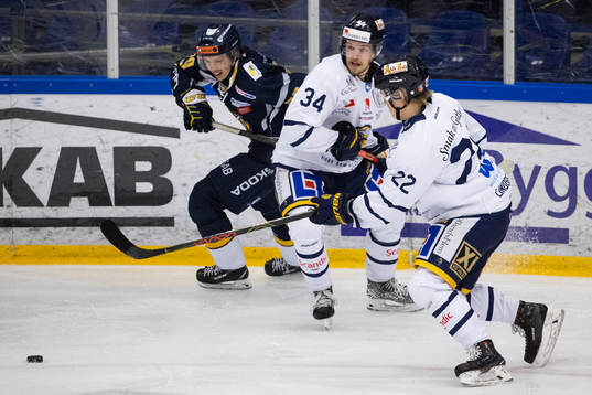 Borlänges Oliver Erixon och Visby/Romas Erik Palm och