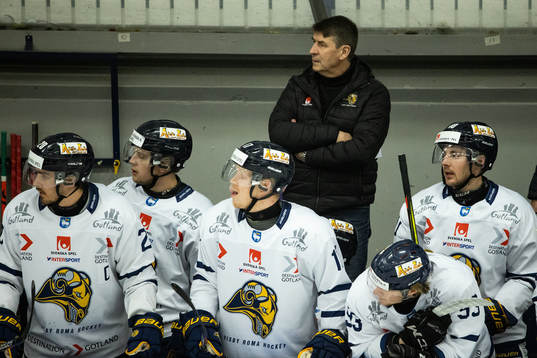 Visby/Romas tränare Hans Särkijärvi