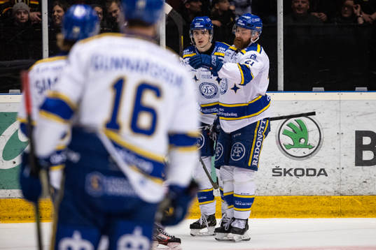 Leksands Mattias Ritola jublar