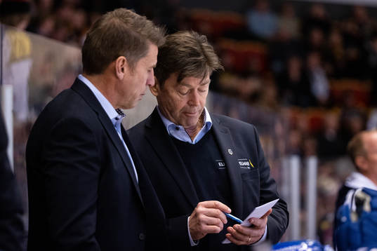 Leksands assisterande tränare Gunnar Persson och Leksands