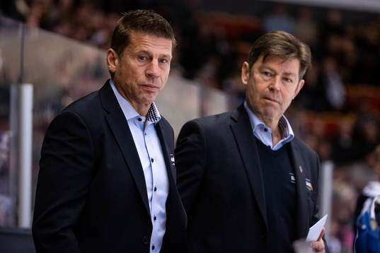 Leksands assisterande tränare Gunnar Persson och Leksands