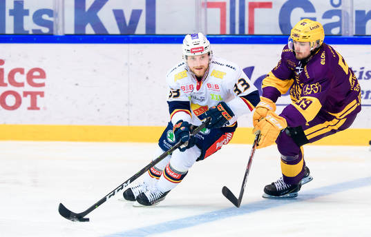 Djurgårdens Linus Hultström och Färjestads Linus