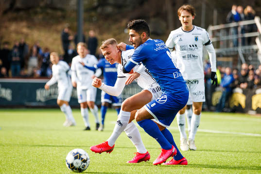 IFK Göteborgs Hosam Aiesh och Sirius Elias Andersson