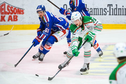 Oskarshamns Emil Wahlberg och Rögles Dominik Bokk