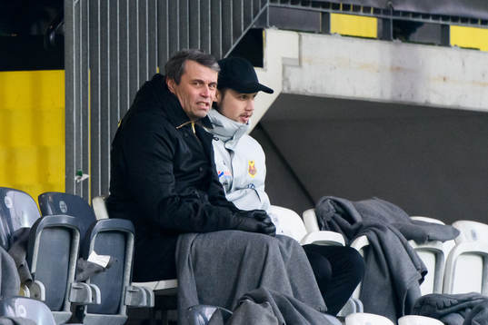 Daniel Kindberg, tidigare ordförande för Östersunds FK på plats