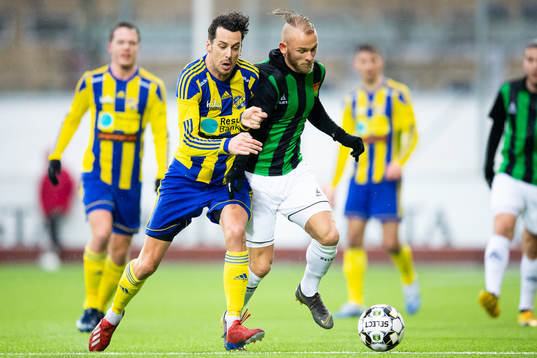 Eskilsminnes Filip Egger och Gais Niclas Andersén