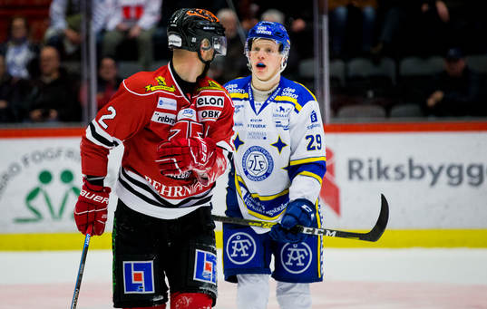 Örebros Rasmus Rissanen och Leksands David Rundqvist
