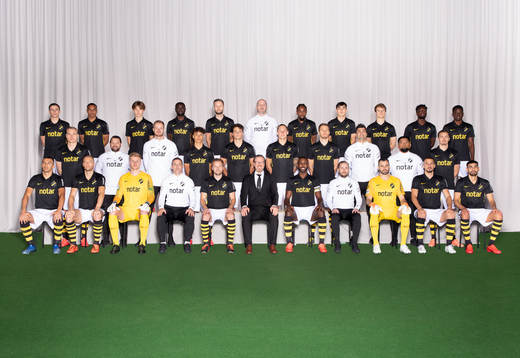 AIK poserar för en lagbild
