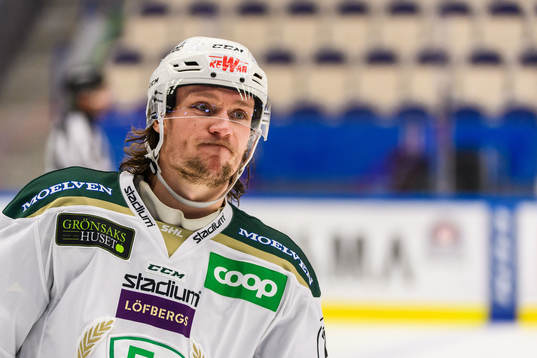 Färjestads Jesper Olofsson jublar
