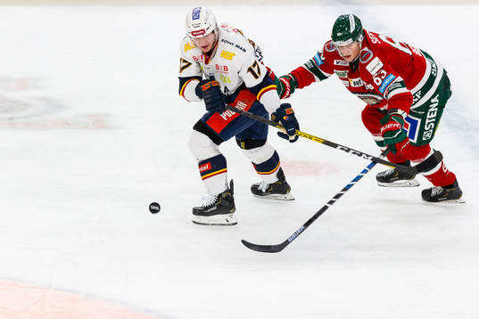 Djurgårdens Henrik Eriksson och Modos Tommy Enström