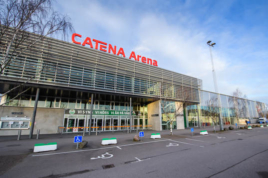 Tomt utanför Catena Arena