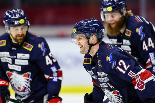 Linköpings Sebastian Karlsson jublar