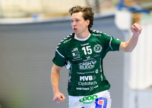 Varbergs Anton Jönsson jublar