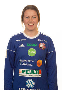 Lidköpings målvakt Sara Fröjd poserar för ett porträtt den 19 mars 2020 i Lidköping.
