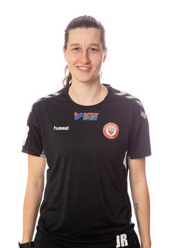 Kristianstads assisterande tränare Johanna Rasmussen poserar för ett porträtt den 23 mars 2020 i Kristianstad .