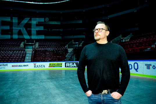Tränare Joakim Fagervall i Malmö arena