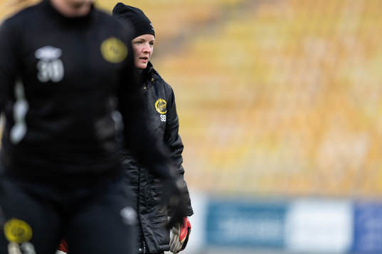 målvaktstränare Sandra Bjurteg