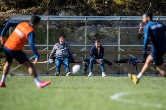 Sportchef Kennet Andersson och assisterande sportchef Pontus Farnerud