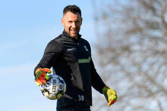 Varbergs målvakt Stojan Lukic