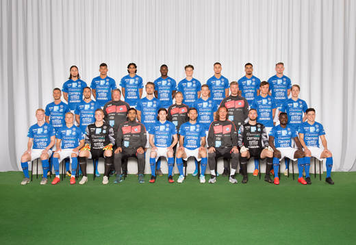 s Norrby IF poserar för ett porträtt den 24 April 2020 i Borås. Bakre ledet från vänster: Karim Mammar, Benjamin Arapovic, Kevin Mistry, Oke Akpoveta, Albin Sohlberg Gashi, Abdelrahman Saidi, Abbas Mohamad, Rasmus Örqvist. Mittenledet från vänster: Alen Krasnici, Jonathan Azulay, materialförvaltare Jonas Larsson, Dardan Rexhepi, fystränare Elin Hegestrand, Nicklas Savolainen, målvaktstränare Carl-Johan Skoglöf, Alexander Salo, Robin Strömberg. Sittande från vänster: Wilhelm Ärlig, Viktor Bergh, Tim Svensson Lillvik, manager Mak Lind, Nino Osmanagic, Ivo Pekalski, assisterande tränare Marcus Översjö, Mergim Krasniqi, Edafe Egbedi, Ezequiel Montagna.