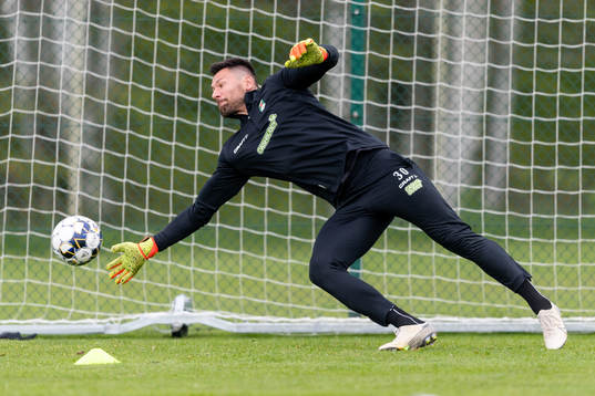 Varbergs målvakt Stojan Lukic
