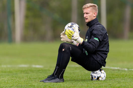 Varbergs målvakt Albin Svensson