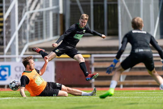 Varbergs Sebastian Möller och Gustav Norlin