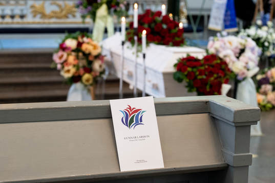 IFK Göteborgs tidigare ordförande Gunnar Larsson begravs