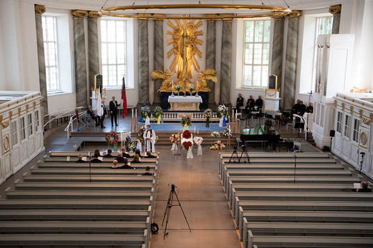 Endast de närmast sörjande närvarade när IFK Göteborgs