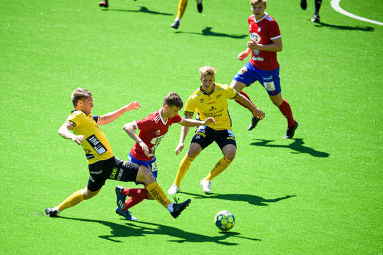 Elfsborgs Gustav Broman och Kevin Holmén