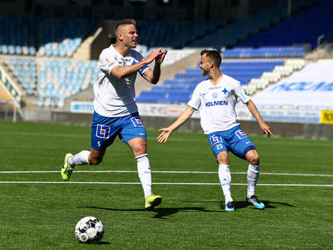 IFK Norrköpings Christoffer Nyman och Andreas Blomqvist