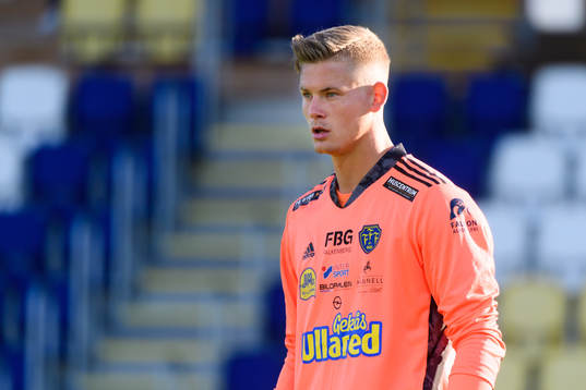 Falkenbergs målvakt Johan Brattberg
