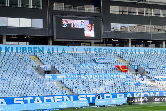 Tom ståplatsläktare