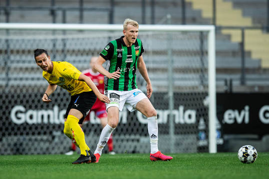 GAIS Carl Elfgren Nyström och Jönköpings Edin Hamidovic