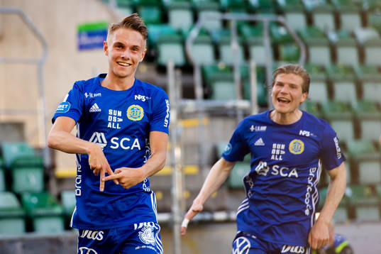 Sundsvalls Albin Palmlöf jublar