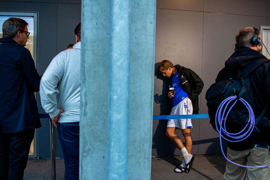 Niklas Sandberg of Haugesund looks dejected