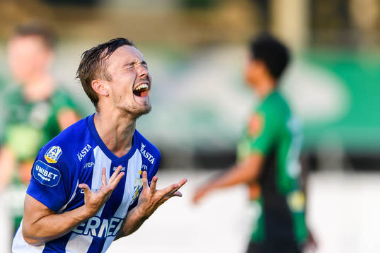 IFK Göteborgs Patrik Karlsson Lagemyr jublar