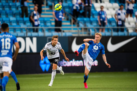 Vegar Eggen Hedenstad of Rosenborg and Ola Brynhildsen of Molde